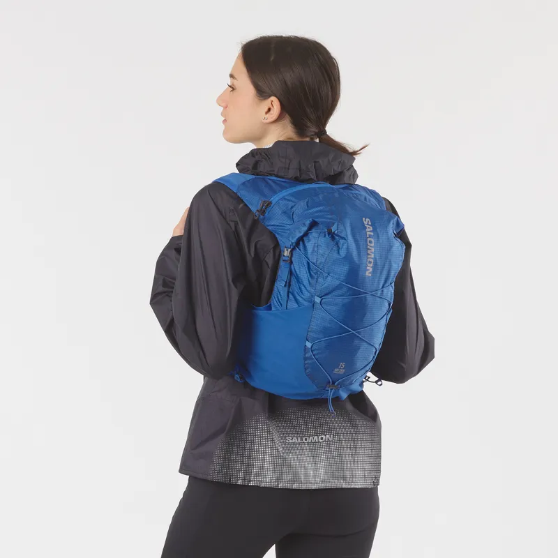 Salomon ADV Skin Cross Season 15 Unisex Running Pack in Nautical Blue/Mood Indigo-3